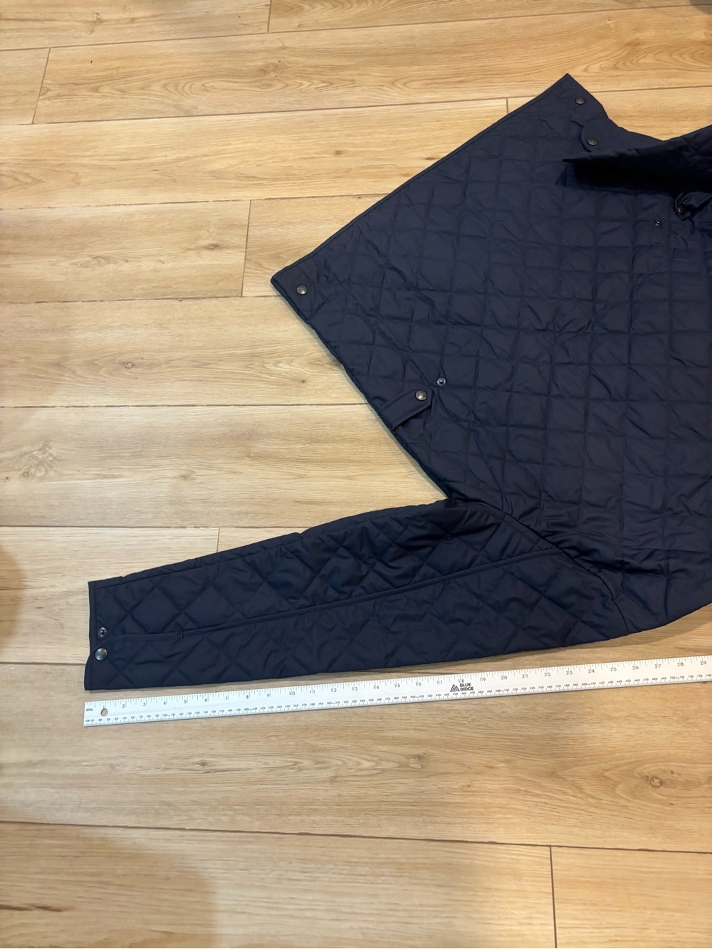 Peter Millar Suffolk Quilted Travel Coat – Men’s Large L – Navy Blue MINT!!! - Picture 12 of 13